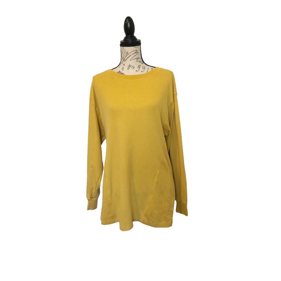 Wild Fable Womens Oversized sweatshirt Yellow Small